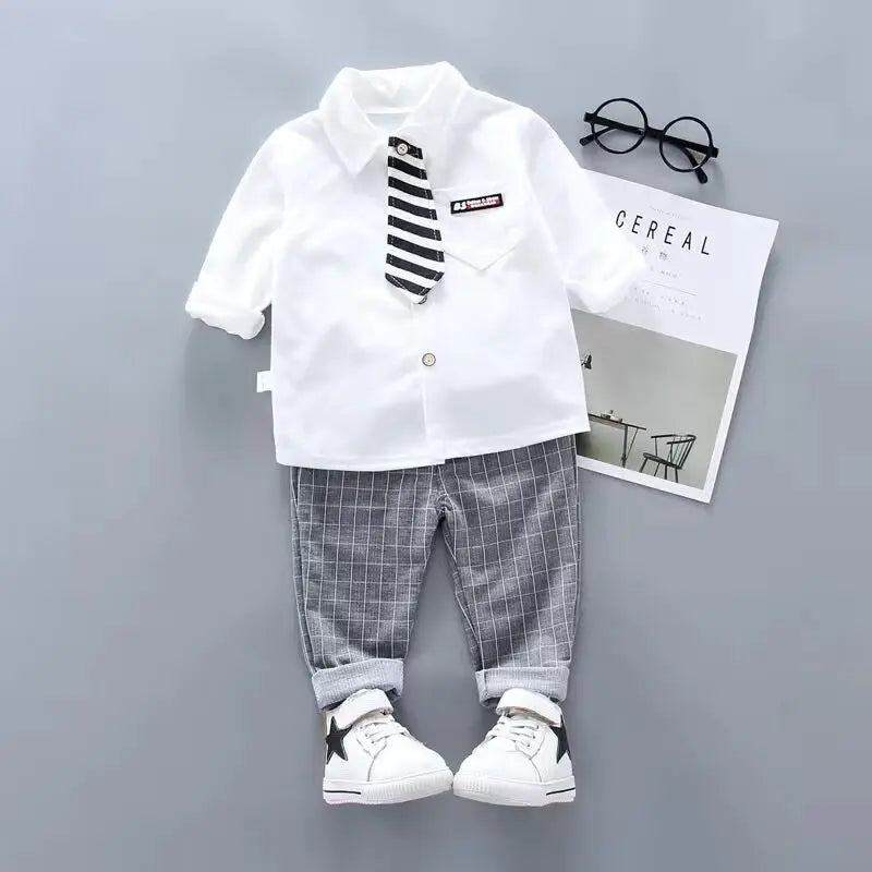 Children Kids Gentleman Clothing Suit Birthday Wedding Party Set