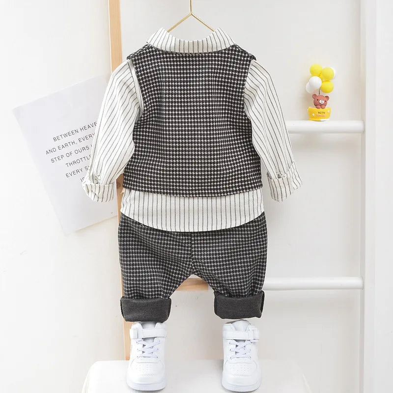 Children Kids Gentleman Clothing Suit Birthday Wedding Party Set