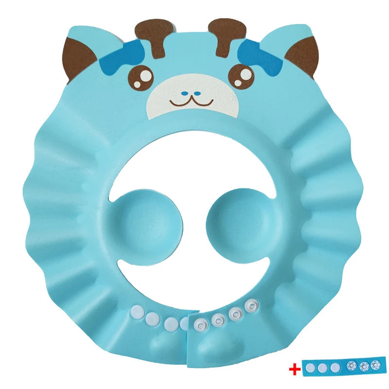 Cute Animal Shower Cap Safety Eye Protection Ear Protection