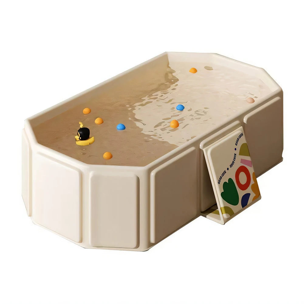 Baby Bathtub for Kids with Drain Outlet Baby Bath Tub Premium Compact