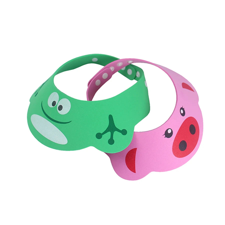 Cute Animal Shower Cap Safety Eye Protection Ear Protection