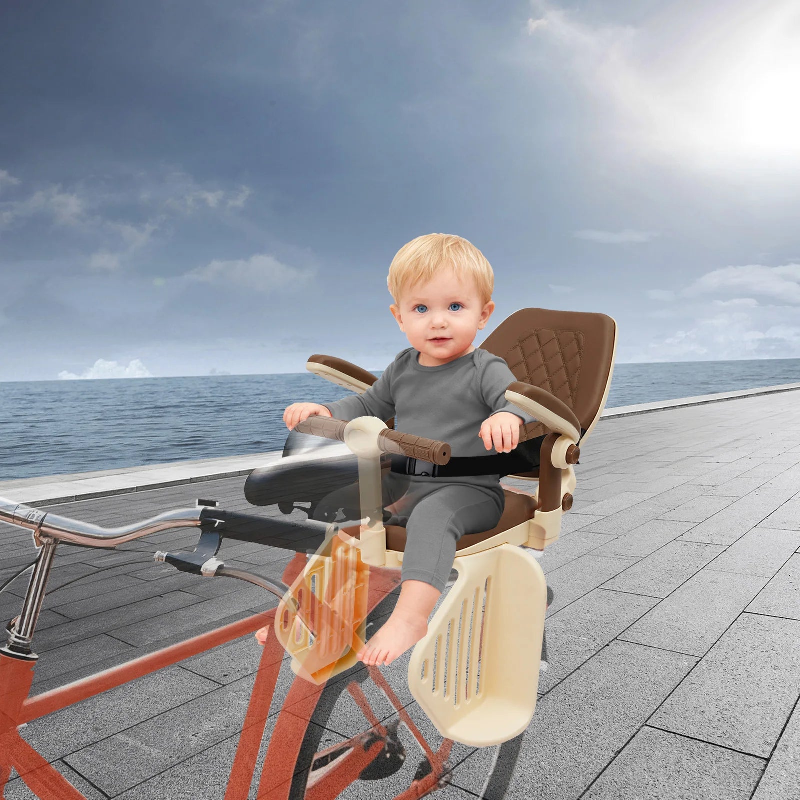 Child Seat for Kids Density Sponge Padding, Easy Installation