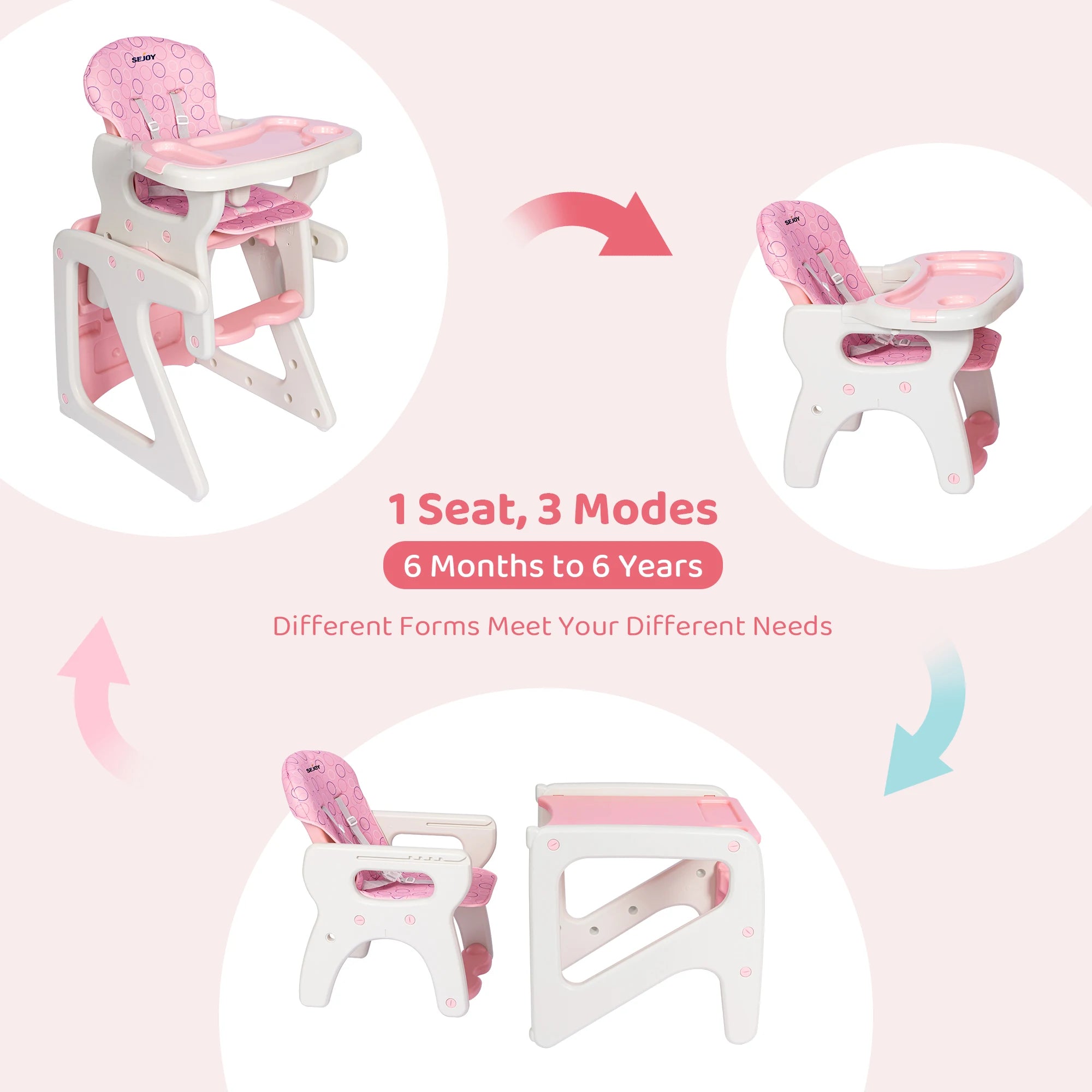 High Chair Baby Eating Chair for Babies and Toddlers Baby Seat