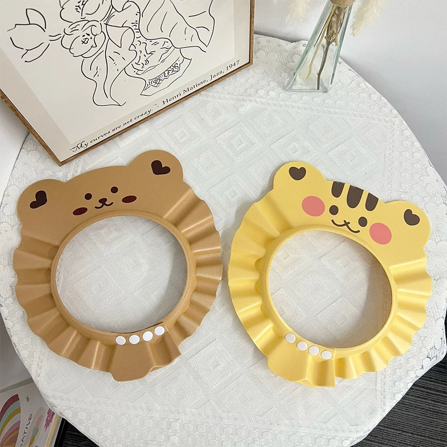 Cute Animal Shower Cap Safety Eye Protection Ear Protection