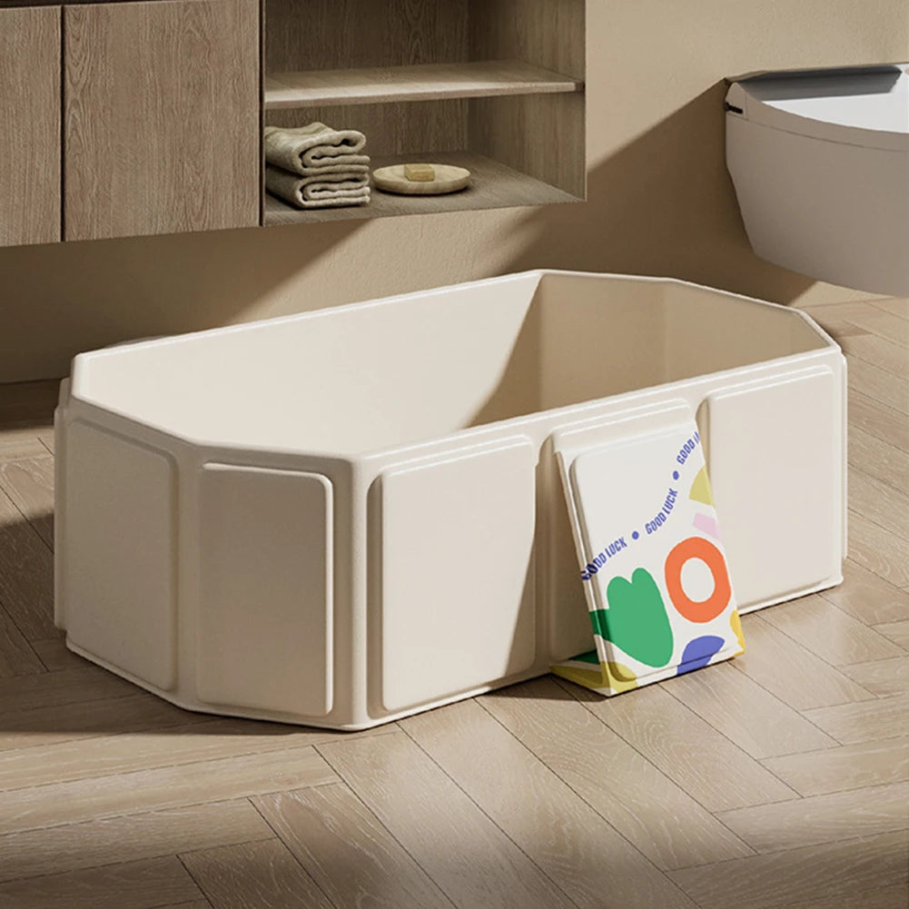 Baby Bathtub for Kids with Drain Outlet Baby Bath Tub Premium Compact