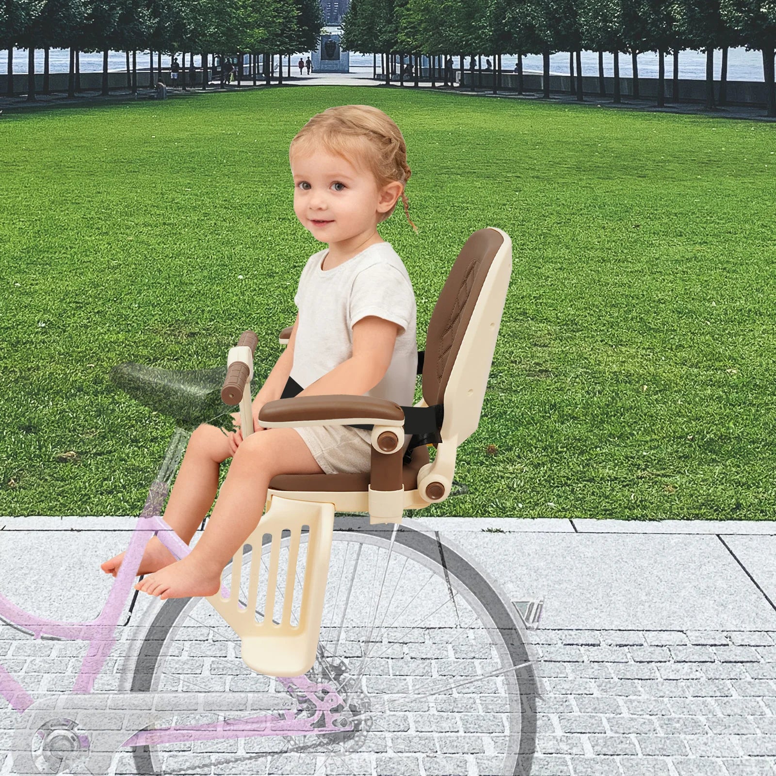 Child Seat for Kids Density Sponge Padding, Easy Installation