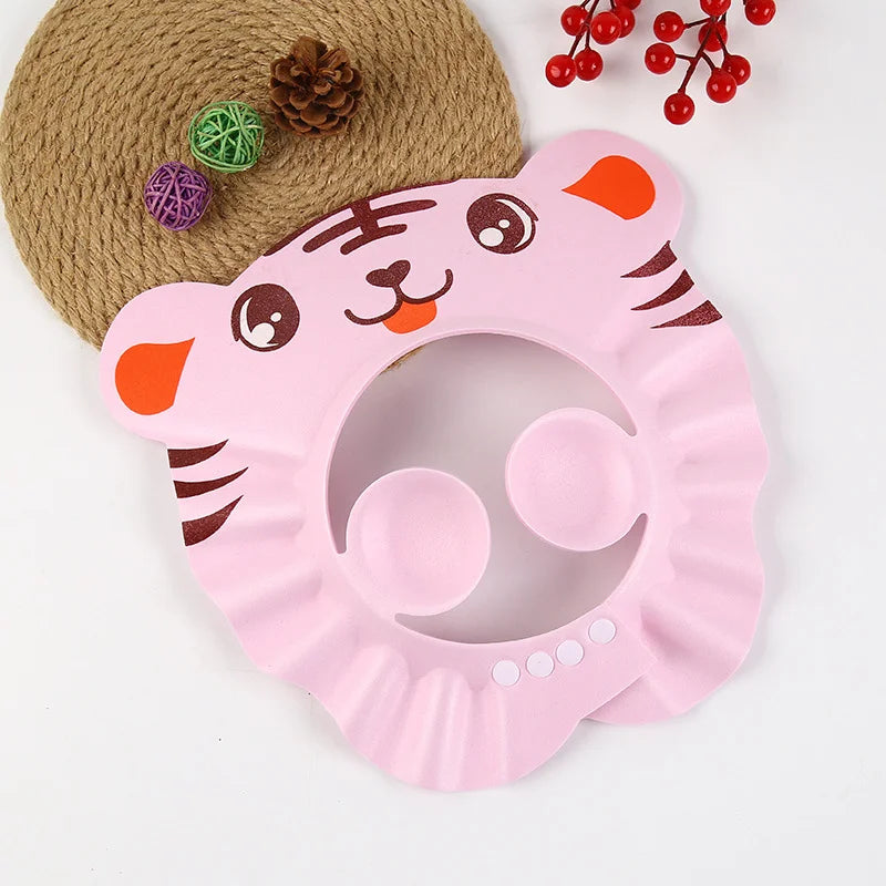 Cute Animal Shower Cap Safety Eye Protection Ear Protection