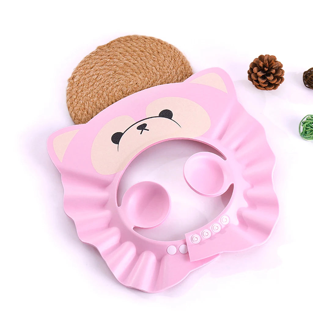 Cute Animal Shower Cap Safety Eye Protection Ear Protection