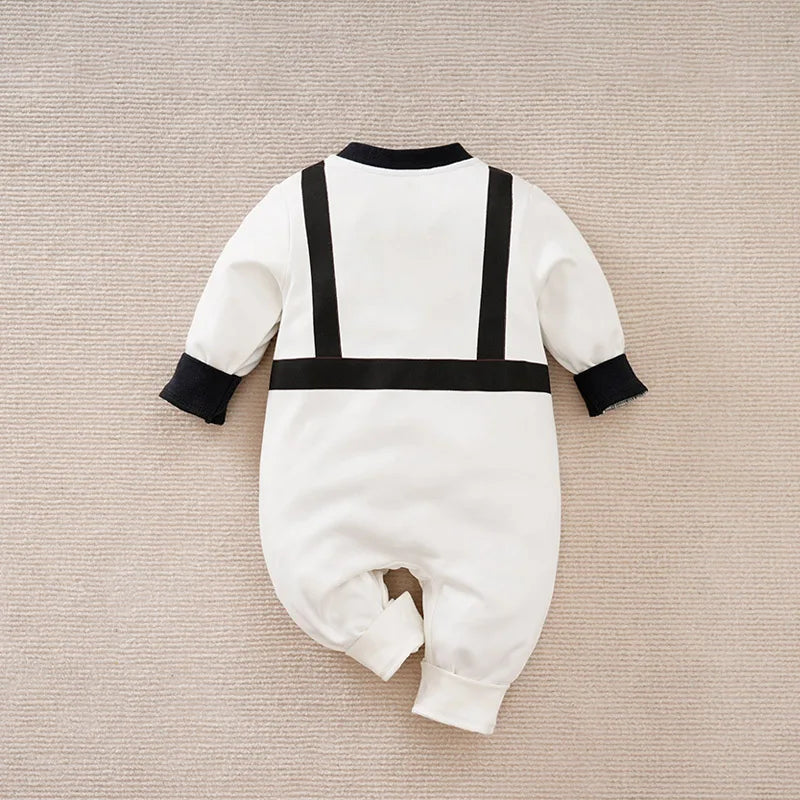 Spring And Autumn Boys And Girls Cute Astronaut Dress Up Bodysuit