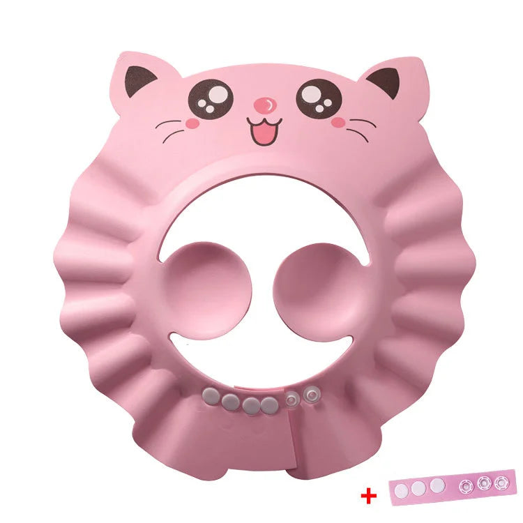 Cute Animal Shower Cap Safety Eye Protection Ear Protection