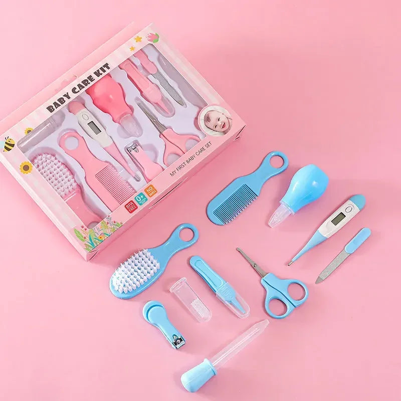 Hair Health Care Thermometer Grooming Brush Clipper Teether Set Kid