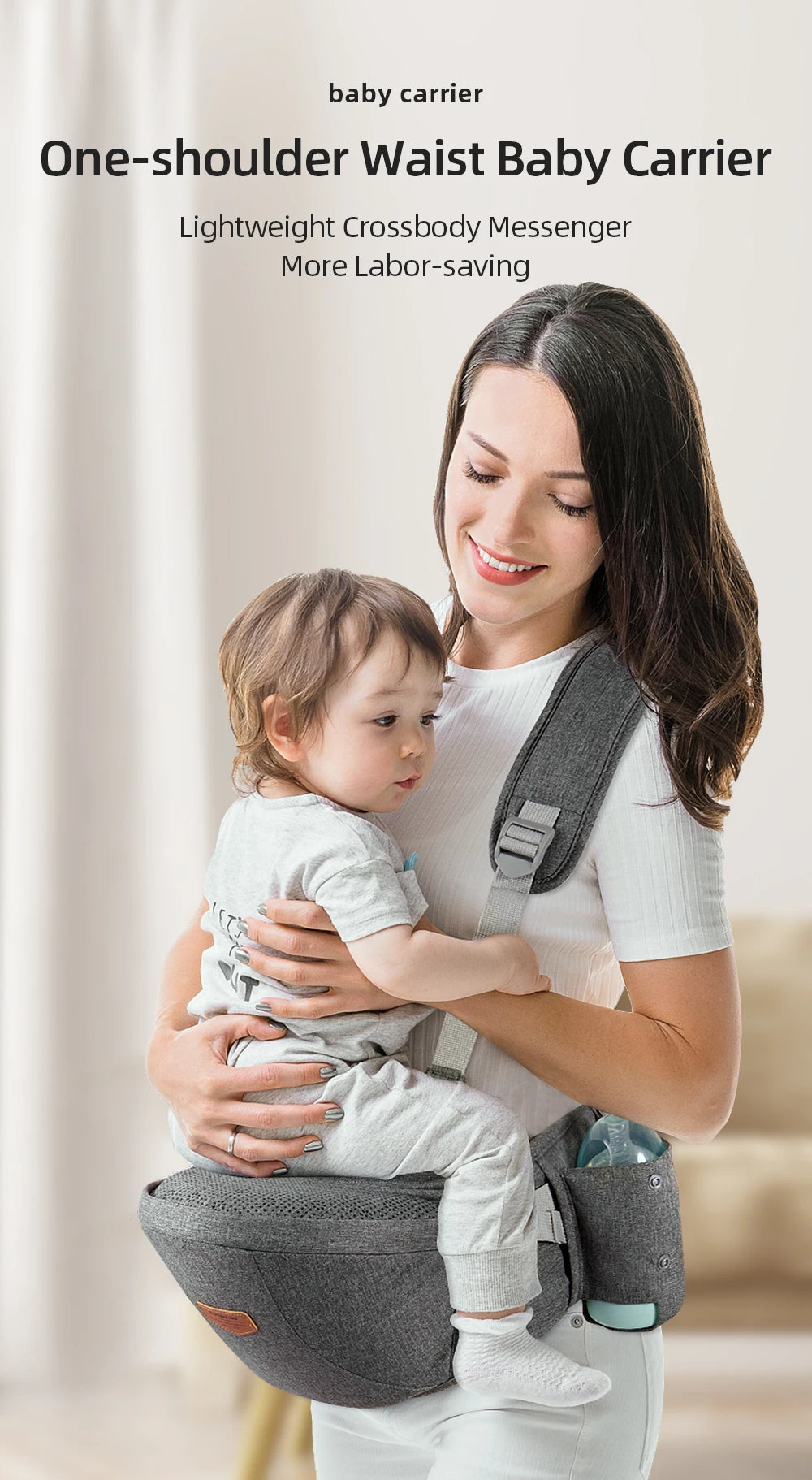 Sunveno New One Shoulder Baby Carrier Effortless Baby Carrier Accessories