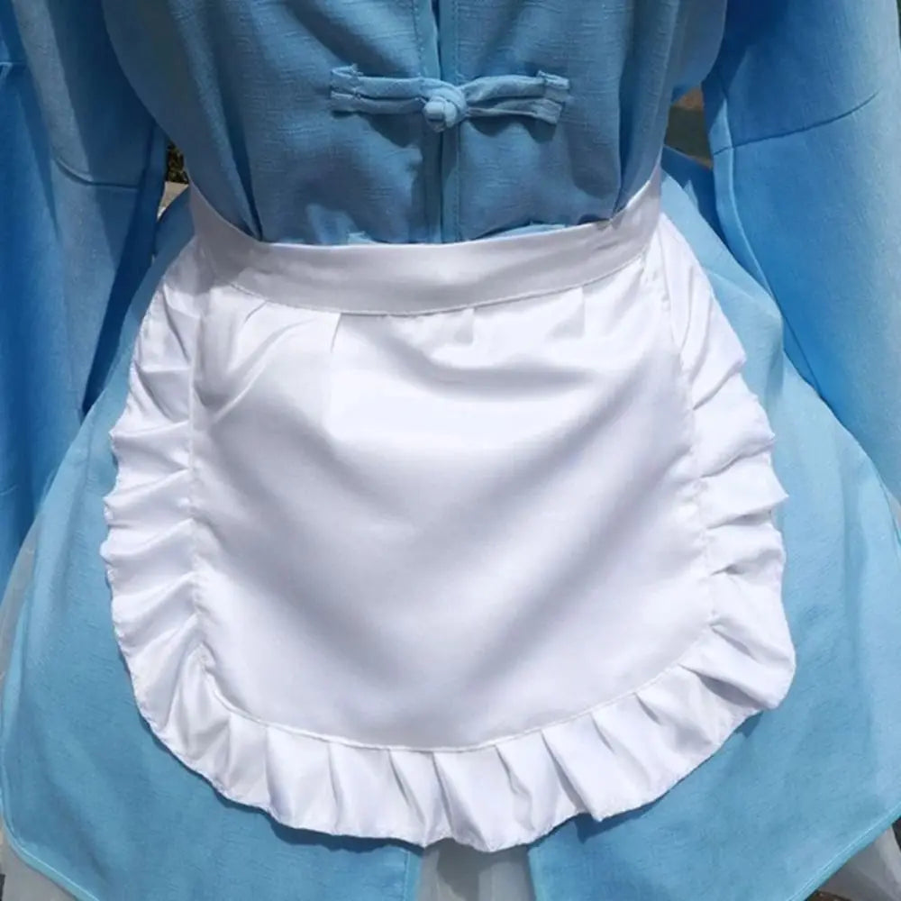 Waitress Maid Style Waist Apron Cosplay Costume Cooking Aprons