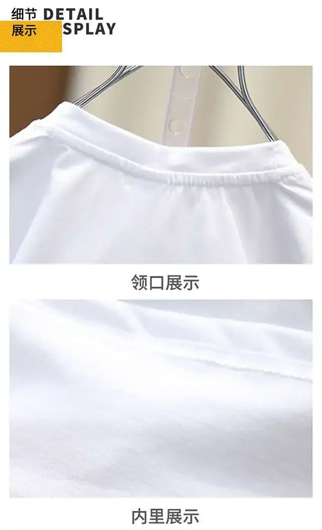 Boys Summer Clothing Set Letter Print Short Sleeved Shorts For Kids