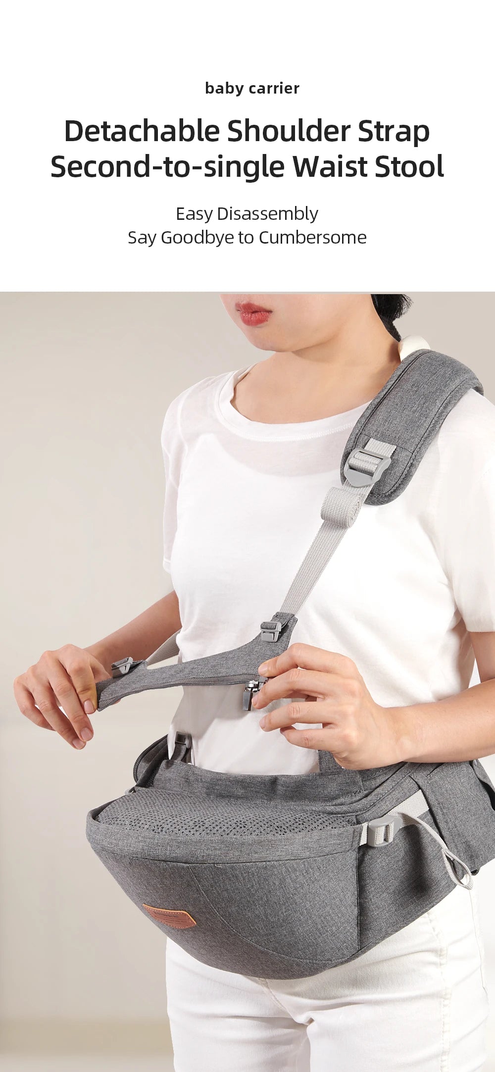 Sunveno New One Shoulder Baby Carrier Effortless Baby Carrier Accessories