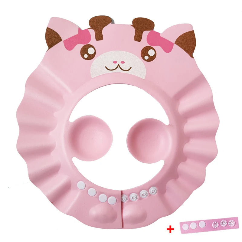 Cute Animal Shower Cap Safety Eye Protection Ear Protection
