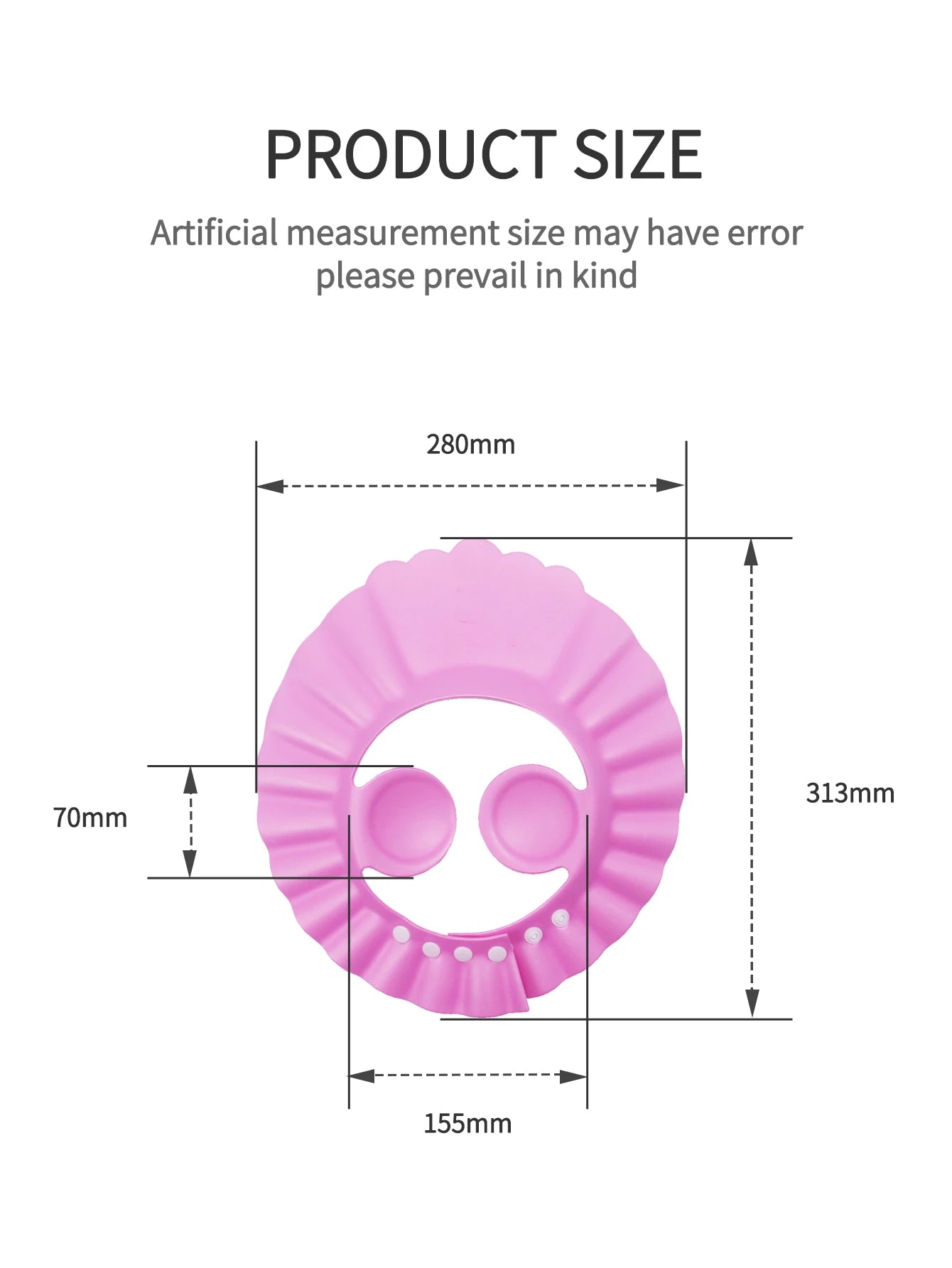Cute Animal Shower Cap Safety Eye Protection Ear Protection