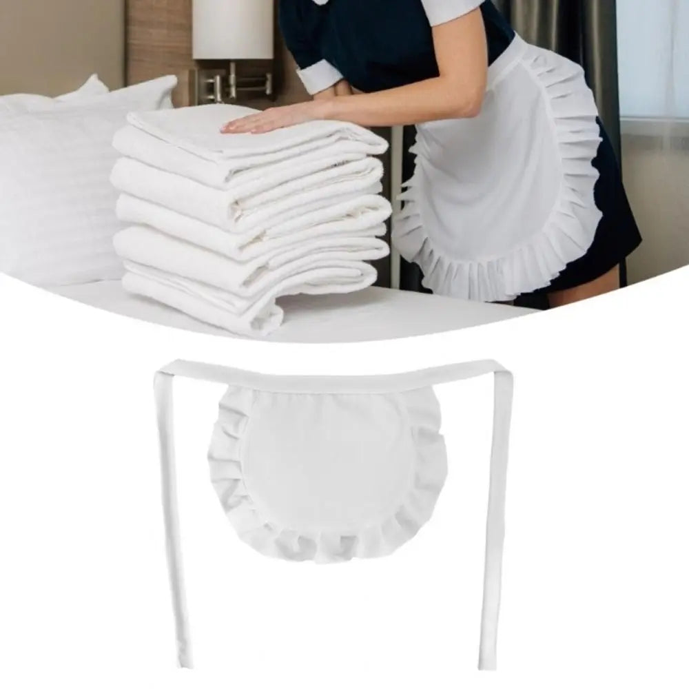 Waitress Maid Style Waist Apron Cosplay Costume Cooking Aprons