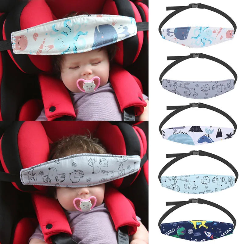 Baby Car Seat Head Support Children Belt Fastening Belt Adjustable Pillows