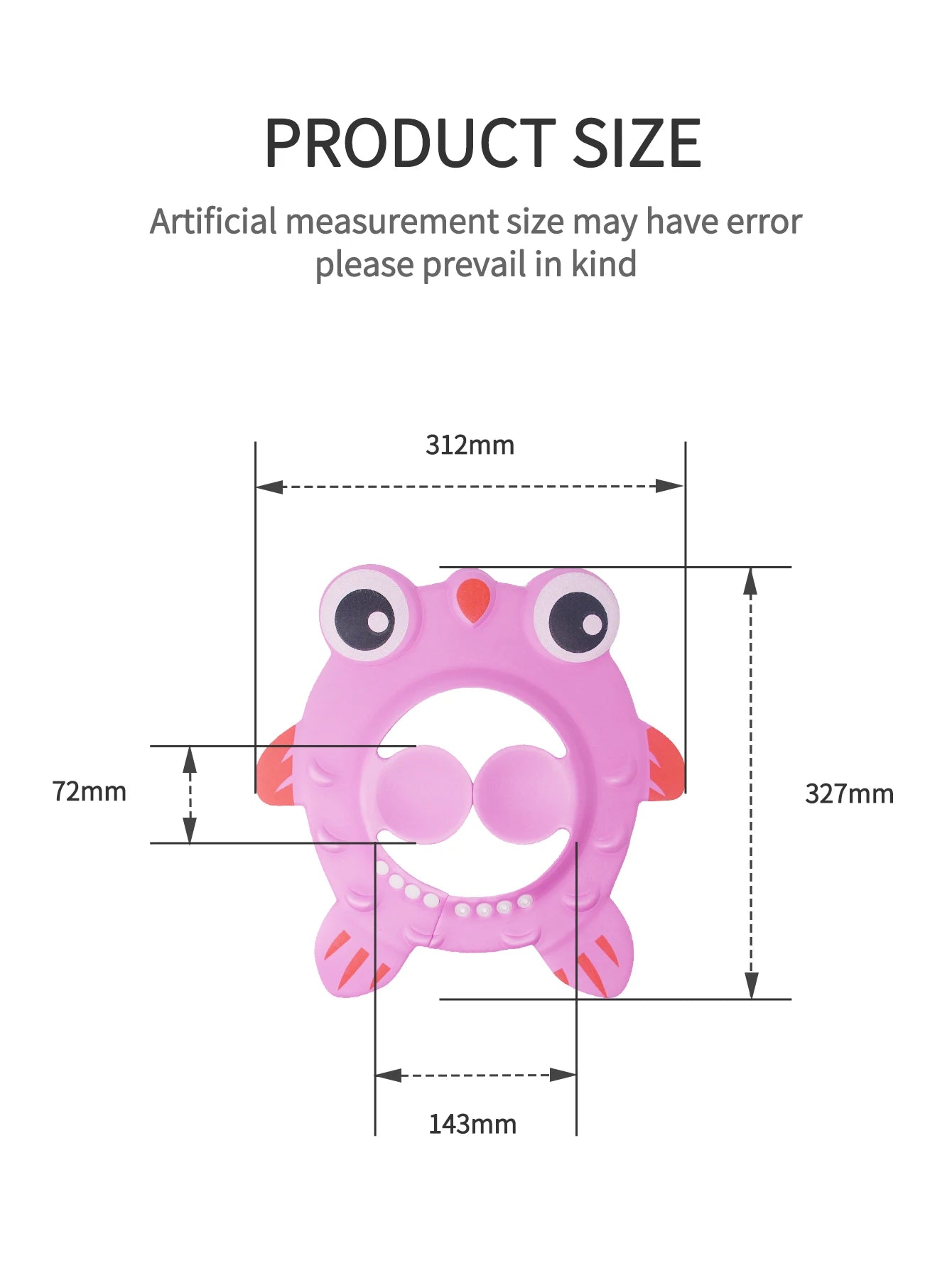 Cute Animal Shower Cap Safety Eye Protection Ear Protection