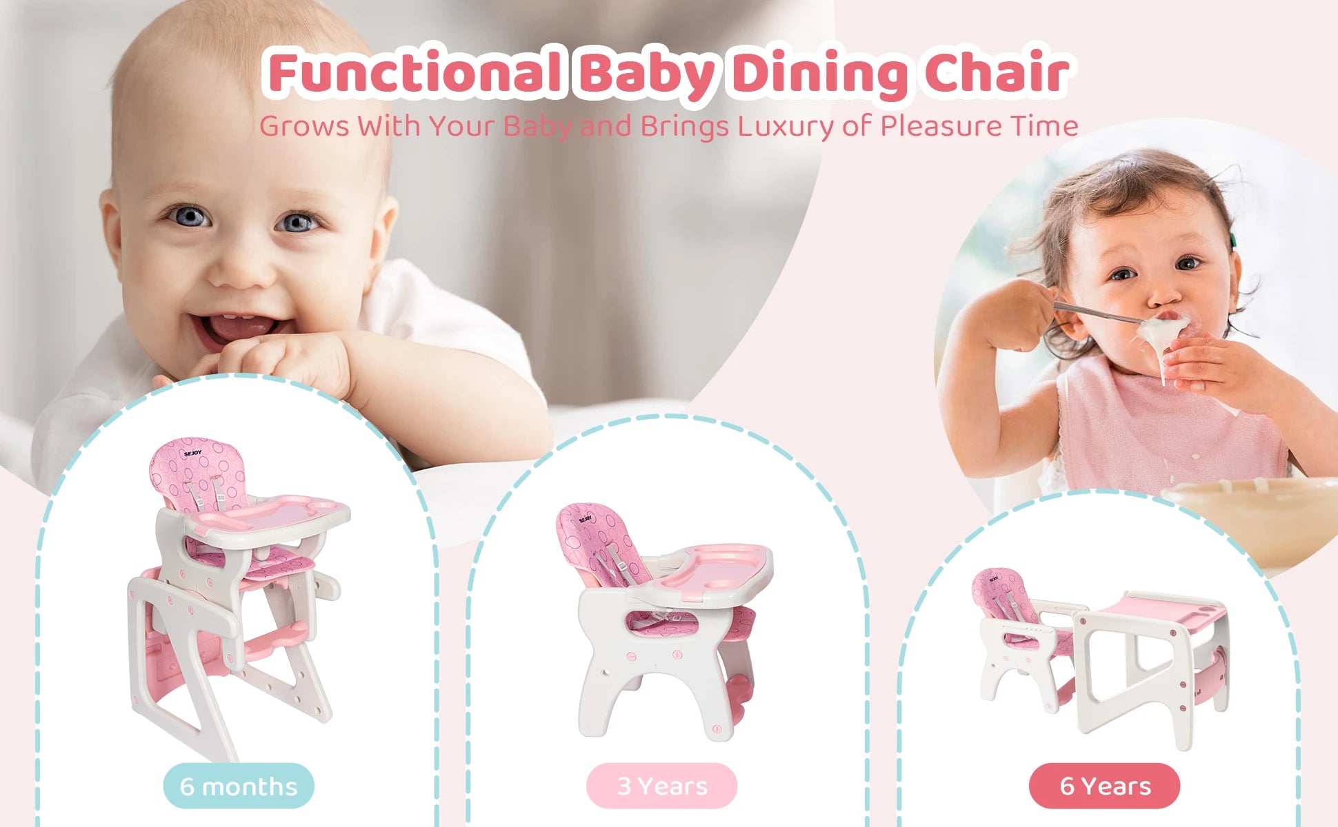 High Chair Baby Eating Chair for Babies and Toddlers Baby Seat