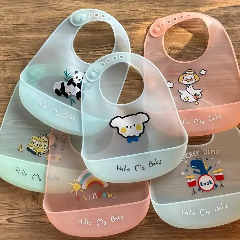 Waterproof Baby Bibs Baby Stuff Cute Kids Bib Baby Feeding Stuff