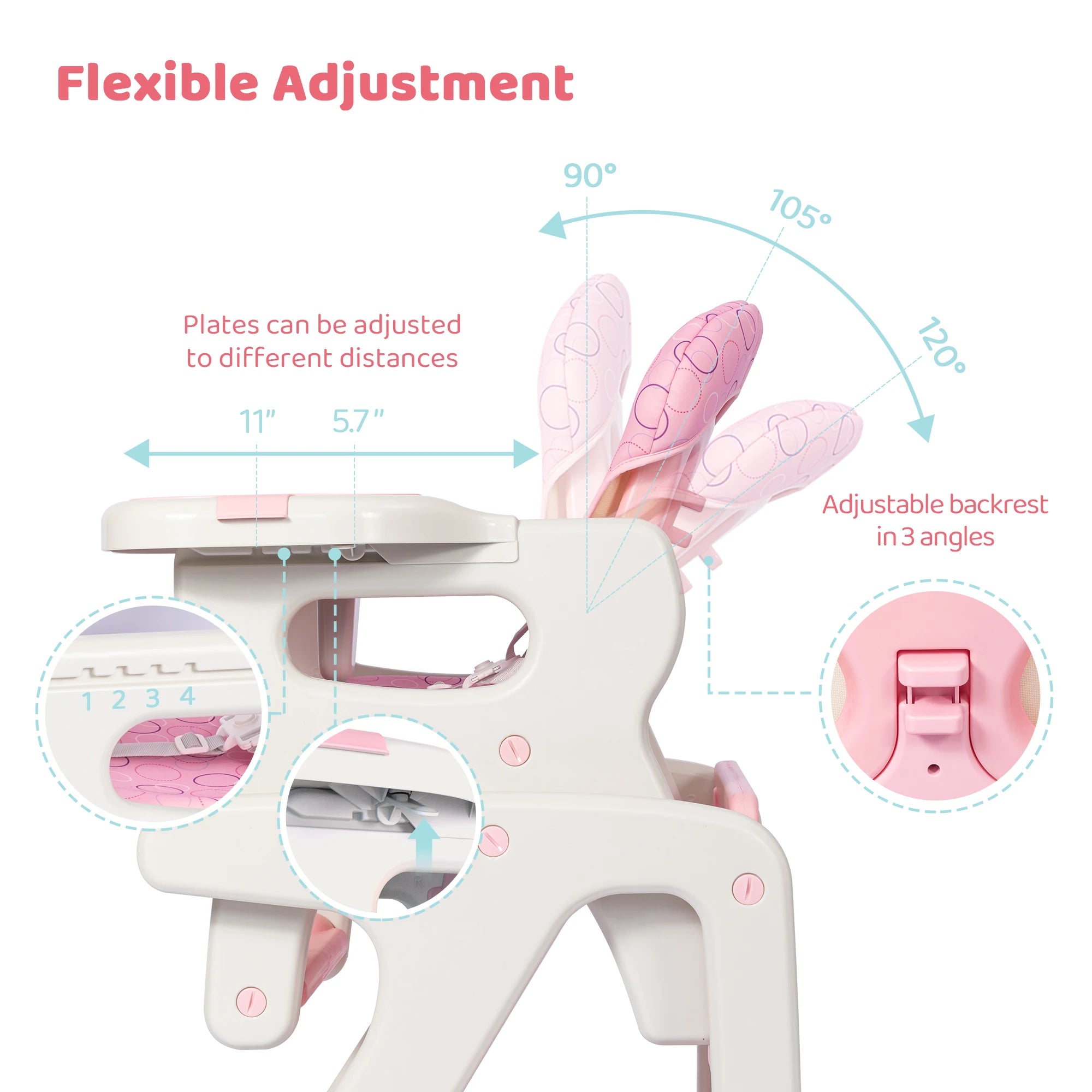 High Chair Baby Eating Chair for Babies and Toddlers Baby Seat