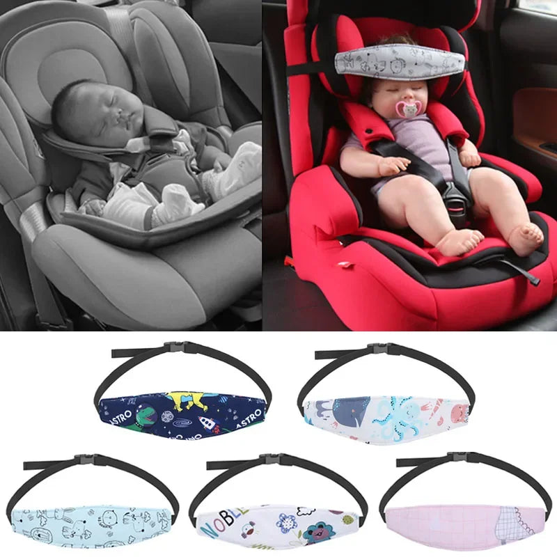 Baby Car Seat Head Support Children Belt Fastening Belt Adjustable Pillows