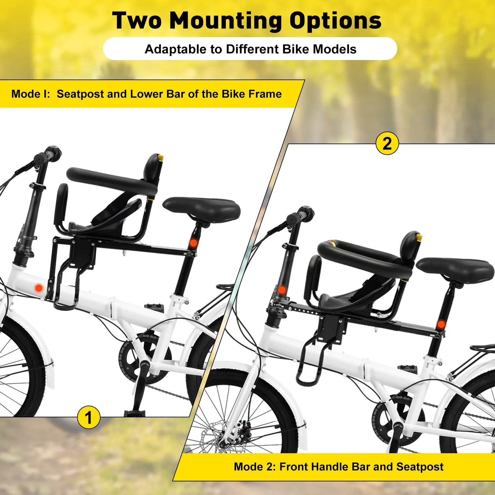 Baby Bike Safety Toddler Child Seat Kids Bicycle Chair Carrier