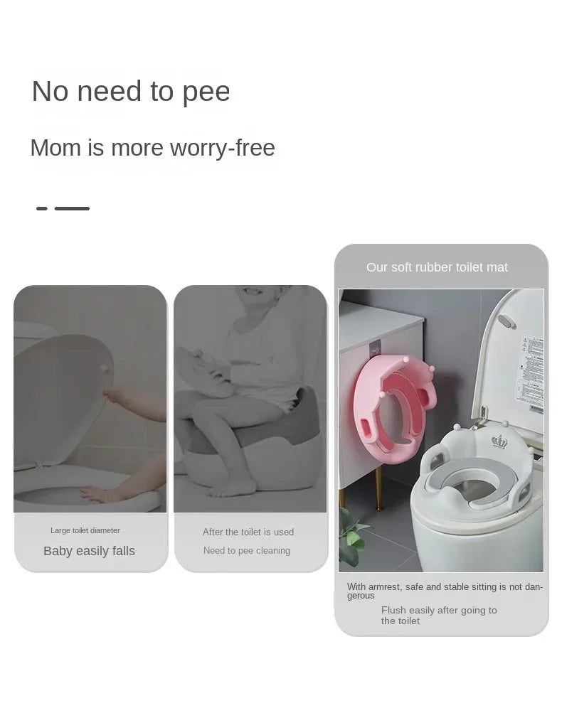 Baby and child toilet seat ring, girls' and boys' potty seat, toilet lid