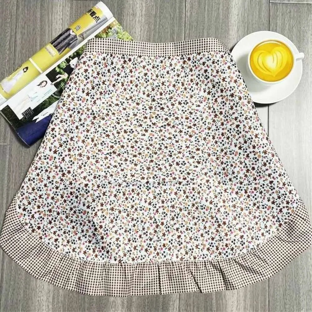 Waitress Maid Style Waist Apron Cosplay Costume Cooking Aprons