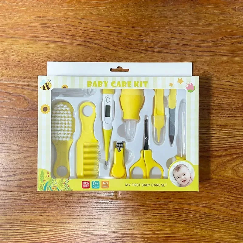 Hair Health Care Thermometer Grooming Brush Clipper Teether Set Kid