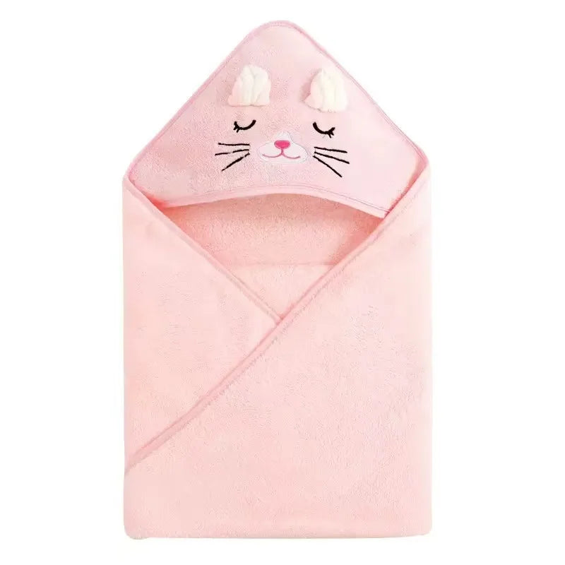 Toddler Bathrobe Infant Bath Towel Boy Girl Blankets Swaddle