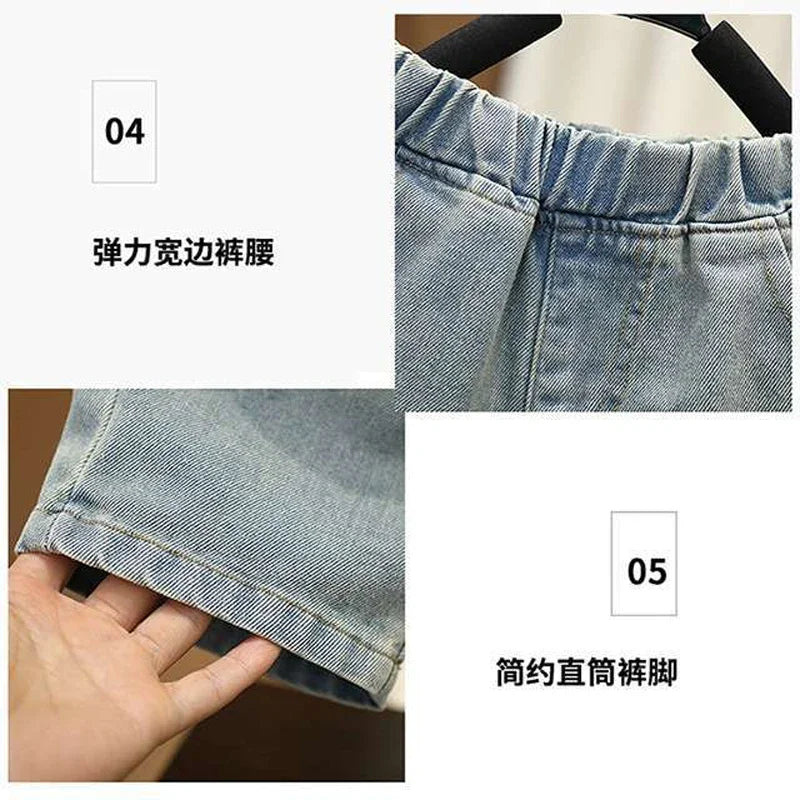 Boys Summer Clothing Set Letter Print Short Sleeved Shorts For Kids