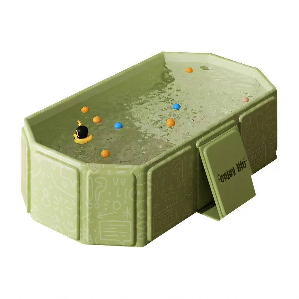 Baby Bathtub for Kids with Drain Outlet Baby Bath Tub Premium Compact
