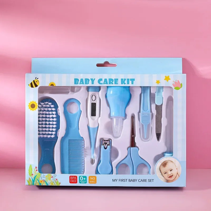 Hair Health Care Thermometer Grooming Brush Clipper Teether Set Kid