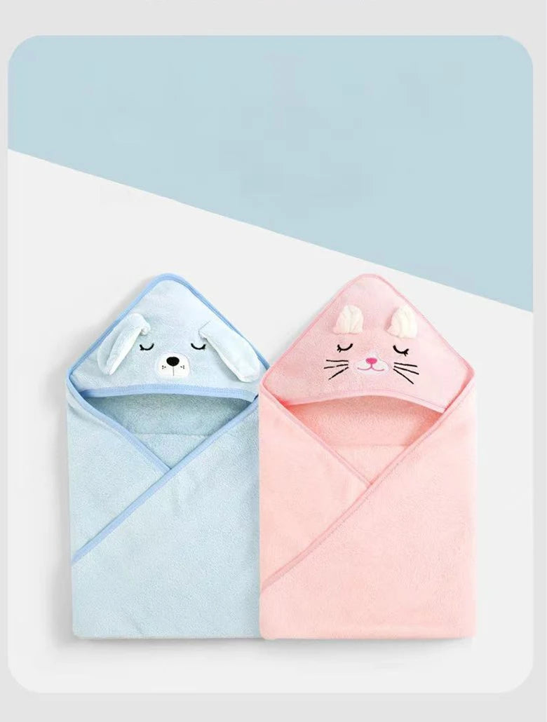 Toddler Bathrobe Infant Bath Towel Boy Girl Blankets Swaddle