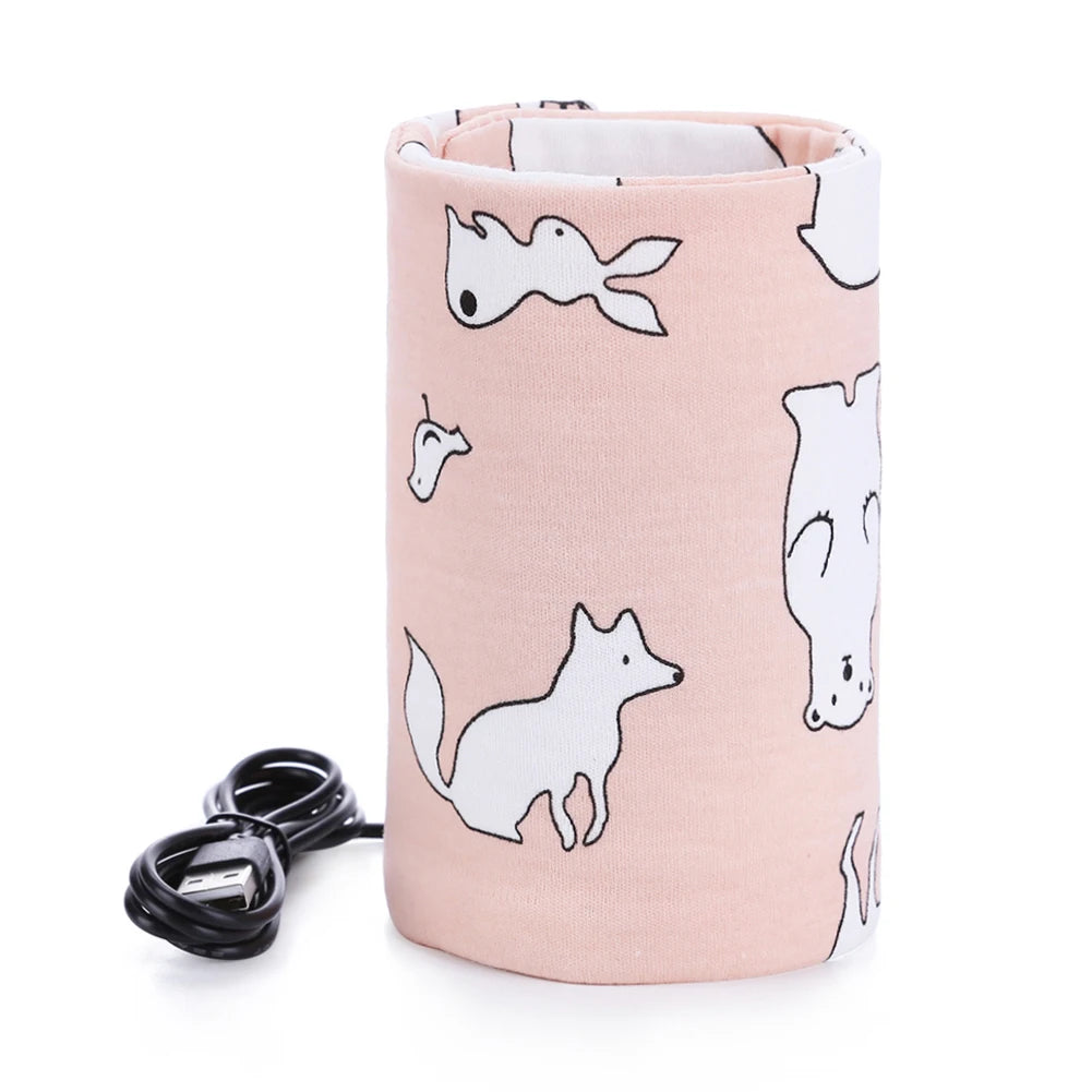 Fashion Baby Infant Feeding Bottle Warmer Protective Sleeve Cup