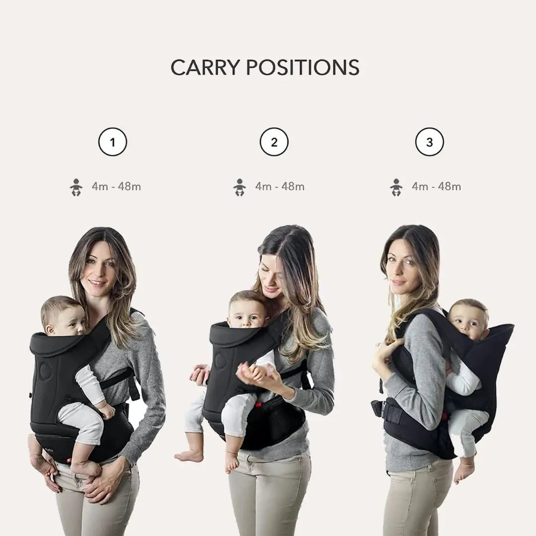 Essential Hip Seat Baby Carrier with 3 Carry Adjustable Waist Belt