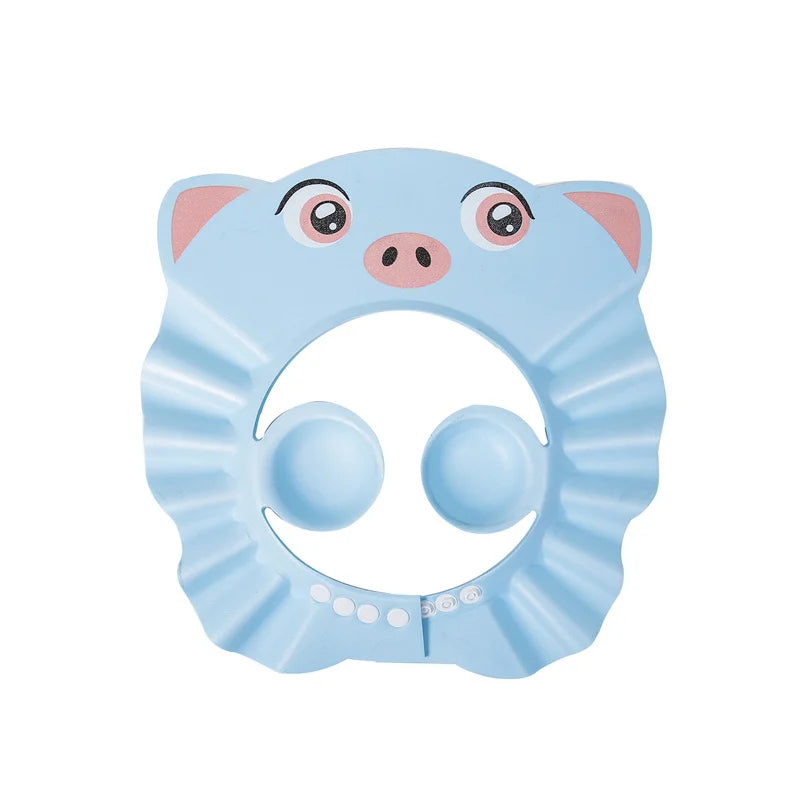 Cute Animal Shower Cap Safety Eye Protection Ear Protection