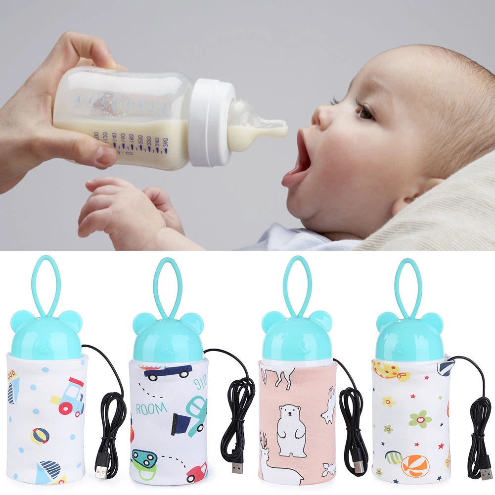 Fashion Baby Infant Feeding Bottle Warmer Protective Sleeve Cup
