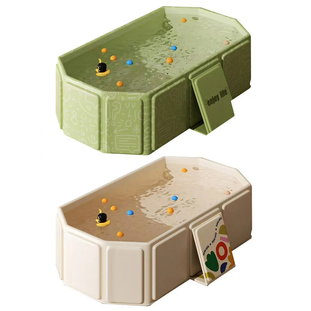 Baby Bathtub for Kids with Drain Outlet Baby Bath Tub Premium Compact