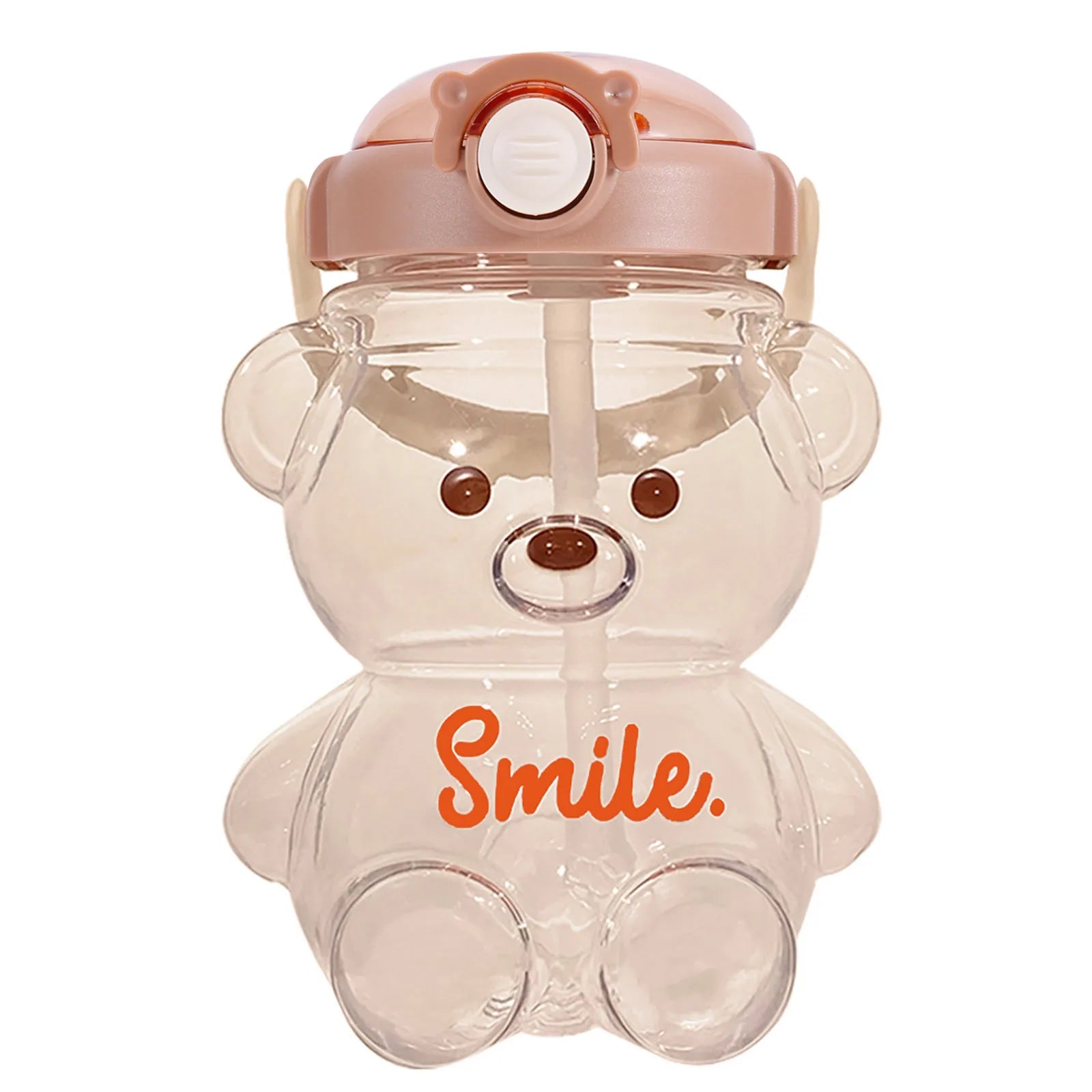 Cute Bear Cup Various Modes of Tumbler with Straw Kawaii Water Bottle