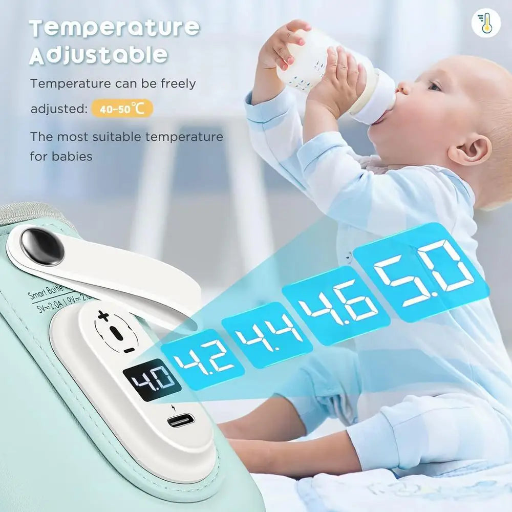 Baby Nursing Bottle Heater Safe Insulated Bag Outdoor Traveling